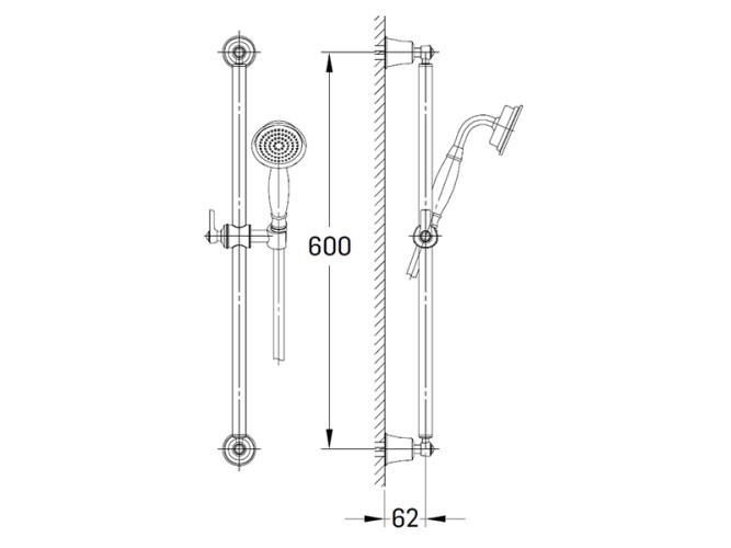 Ручной душ MAMOLI MADEMOISELLE FE18M001