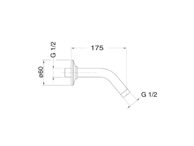 Держатель для душа CRISTINA SANDWICH PD41951