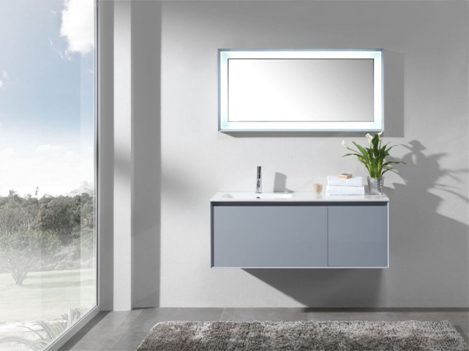 Комплект мебели IBX LUXOR, 1200 мм, цвет белый глянцевый лак