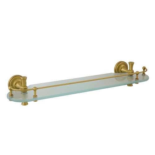 Полка c галереей L50 см, стекло матовое/бронза Migliore Fortuna