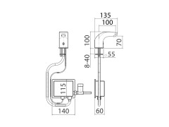Cмеситель для раковины MAMOLI ELETTRONICI 4094M0000011