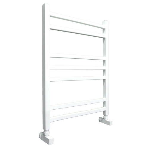 Полотенцесушитель Ника MODERN ЛМ-5 60/40 RAL9016 белый матовый с вентилями (комплект люкс)(-)