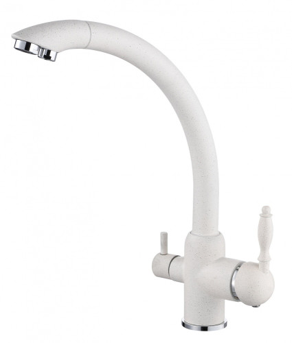 15003-F1 Смес. для кухни под фильт. выс. C-обр. (МОЛ. БЕЛ.) ViEiR (10/1шт)