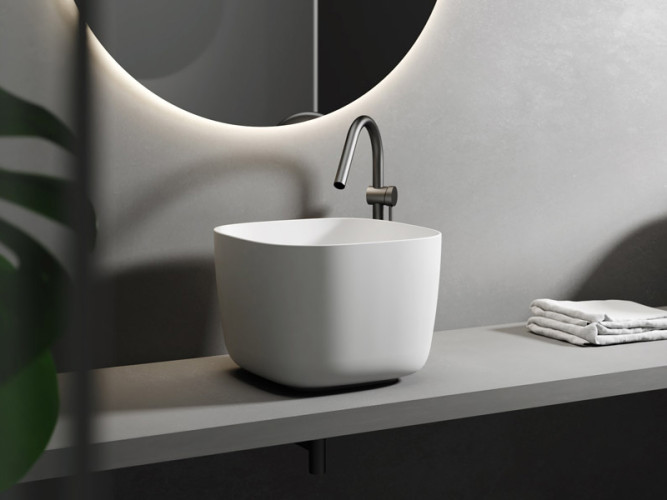 Раковина накладная RELAX DESIGN BONZO S LX01 opac