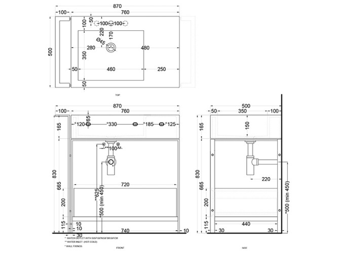 Ящик для консоли CIELO NARCISO NACML PM