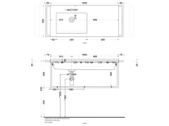 Консоль для раковины CIELO ERA-ECO ERST100 CM
