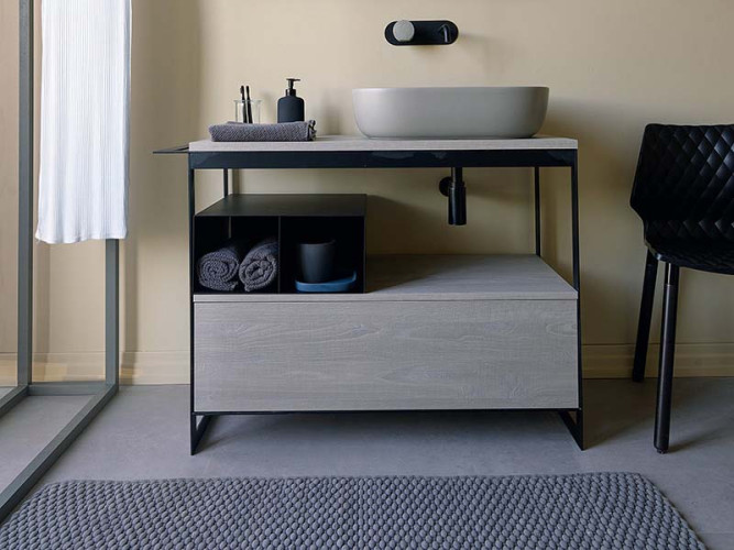 Нижняя полка для консоли Scarabeo SOLID 2913/96