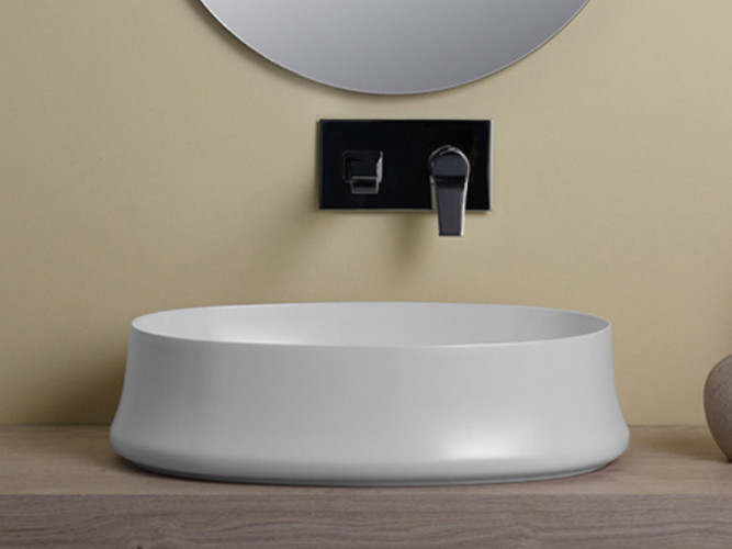 Раковина накладная овальная SIMAS SHARP SH 04