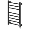Полотенцесушитель Электрич.кабельный Ника STEP-2 80/40 RAL9005 черный матовый правый тэн