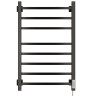 Полотенцесушитель Электрич.кабельный Ника STEP-2 80/40 RAL9005 черный матовый правый тэн