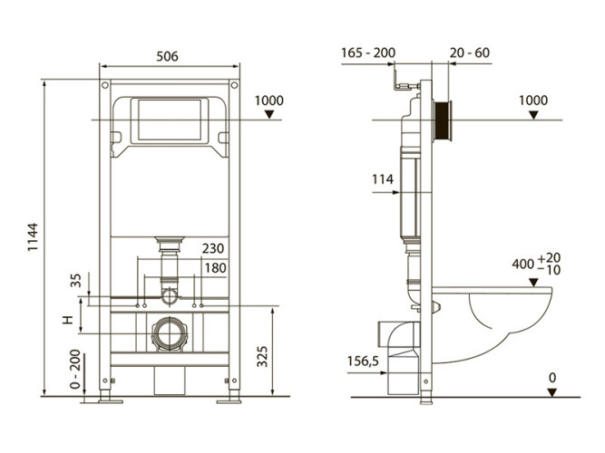 Комплект для унитаза TECE TECESPRING K955102