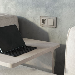 Клавиша для выключателя перекрестного (дымчатый) W1219004