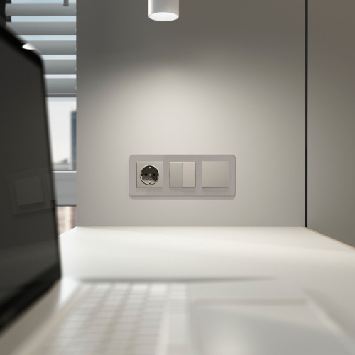 Клавиша для выключателя перекрестного (дымчатый) W1219004