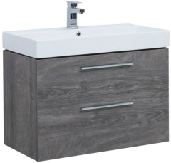 Тумба с раковиной Aquanet Nova 85 дуб рошелье