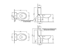 Чаша унитаза HATRIA ERIKA PRO YXBQ01