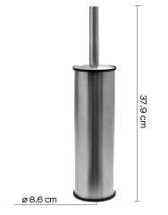 Gedy Project, напольный металлический ерш, цвет зачищенный хром