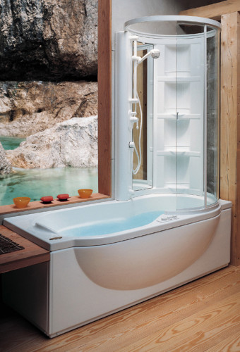 Ванна гидромассажная с гидромассажной душевой JACUZZI AMEA TWIN PREMIUM 9448186A