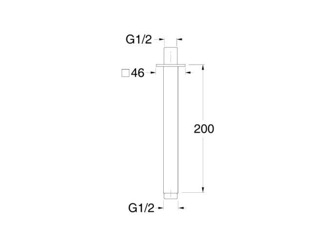 Держатель для душа CRISTINA SANDWICH PD42280