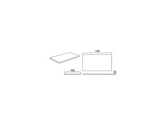 Нижняя полка для консоли Scarabeo SOLID 2913/89