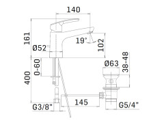 Cмеситель для раковины MAMOLI VIP+ 4402S1408051
