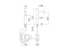 Cмеситель для раковины MAMOLI ELETTRONICI 4092P0000011