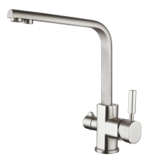 16034-G Смеситель для кухни на две воды (САТИН) &quot;GANZER&quot; (10/1шт)