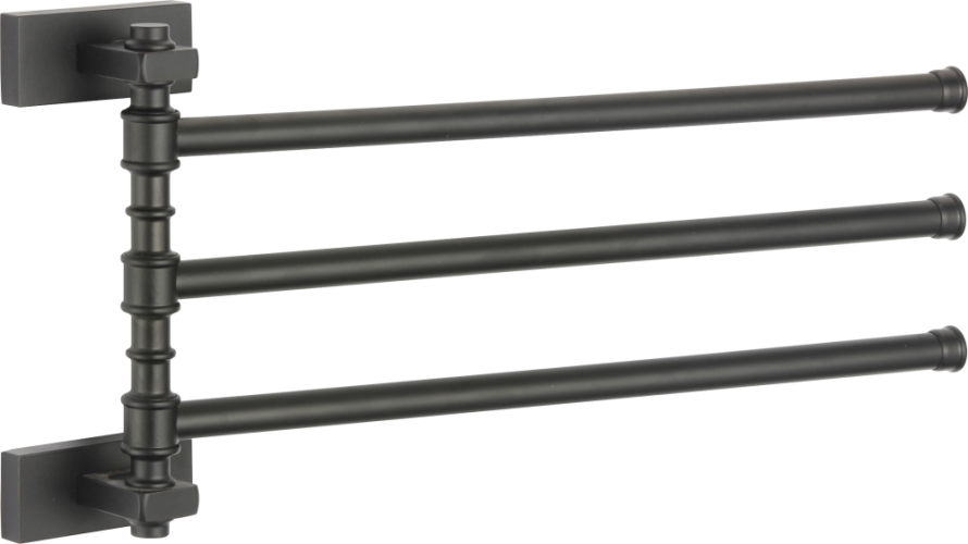 88013-C П/держатель поворот. 3-ной (ЧЕРНЫЙ) GANZER (10/1шт)