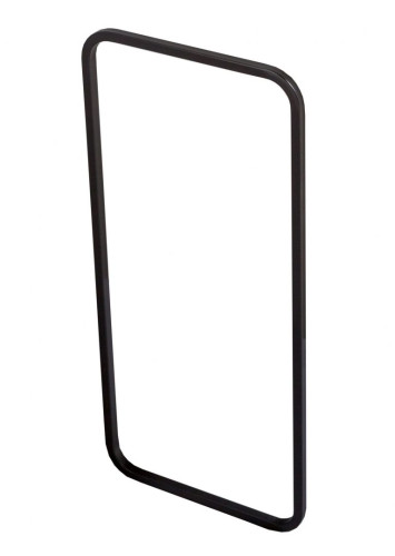 Ножки для тумбы Vallessi нерж. сталь антрацит (пара) для прямых столешниц