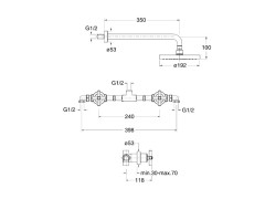 Смеситель для душа CRISTINA EXCLUSIVE EV11746
