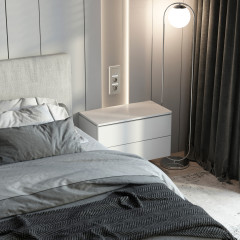 Выключатель одноклавишный проходной с подсветкой (дымчатый) W1212104