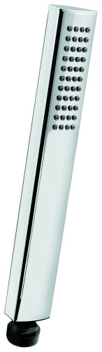 Emmevi, ручной душ антикальцевый 215х30х22 мм, 1 режимный, цвет зачищенный никель