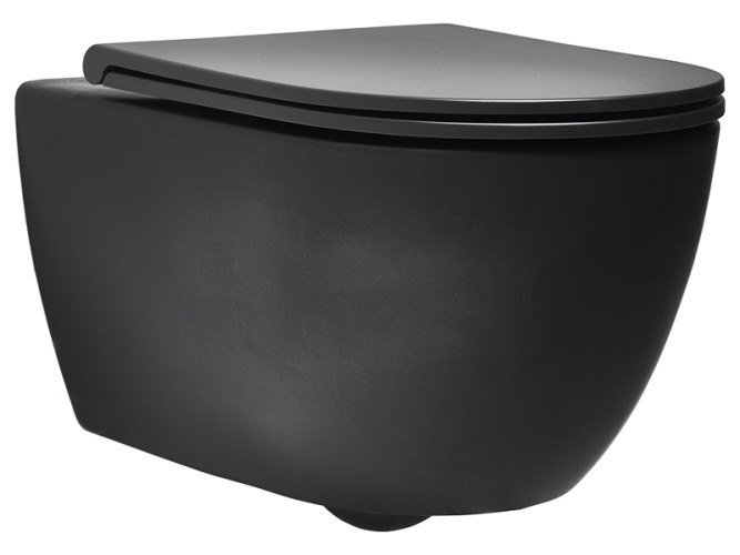 Унитаз подвесной безободковый SIMAS TREVI TR 18 black matt