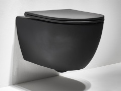 Унитаз подвесной безободковый SIMAS TREVI TR 18 black matt