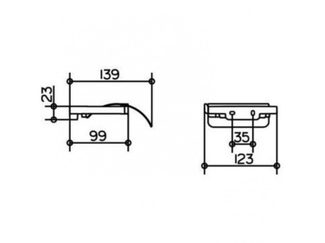 Держатель туалетной бумаги KEUCO MOLL 12760010000