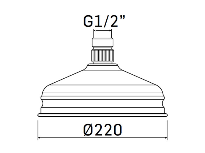 Верхний душ MAMOLI EPOCA 349S003