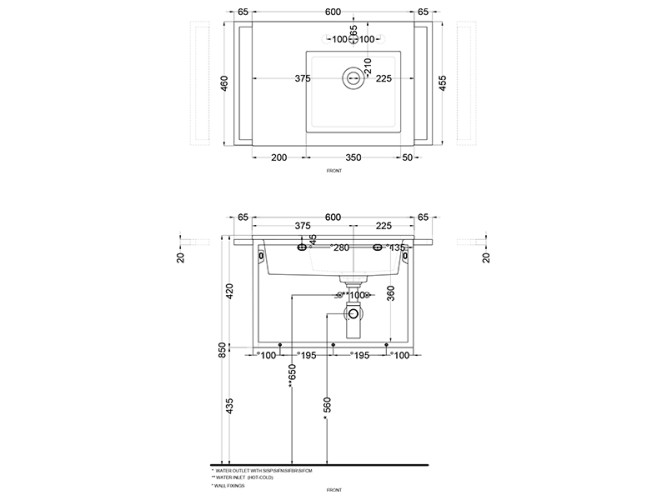 Консоль для раковины CIELO ERA-ECO ERST60 NM