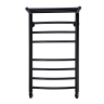 Полотенцесушитель водяной Comfysan Noumi W-8 80/40 с полкой, черный
