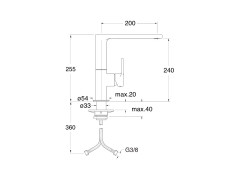 Смеситель для кухни CRISTINA KITCHEN KK51180