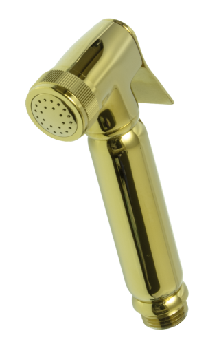 2011-E Лейка металл. для биде (ЗОЛОТО)  GANZER (50/1шт)