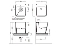 Раковина накладная HATRIA G-FULL YXG801