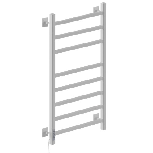 Полотенцесушитель Электрич.кабельный Ника STEP-2 80/40 RAL9016 белый матовый левый тэн