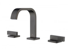 01115-Q Смеситель на борт раковины (3-отв,ГРАФИТ) GANZER (10/1шт)