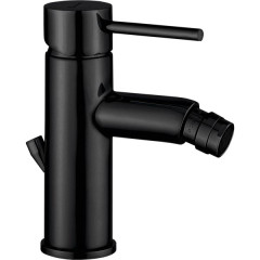 Emmevi Piper, однорычажный смеситель для биде с донным клапаном, цвет черный матовый