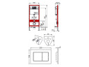 Комплект инсталляции для унитаза TECE Teceprofil K440403