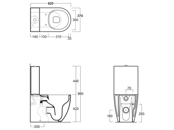 Чаша уни таза SIMAS VIGNONI VI 07 bia