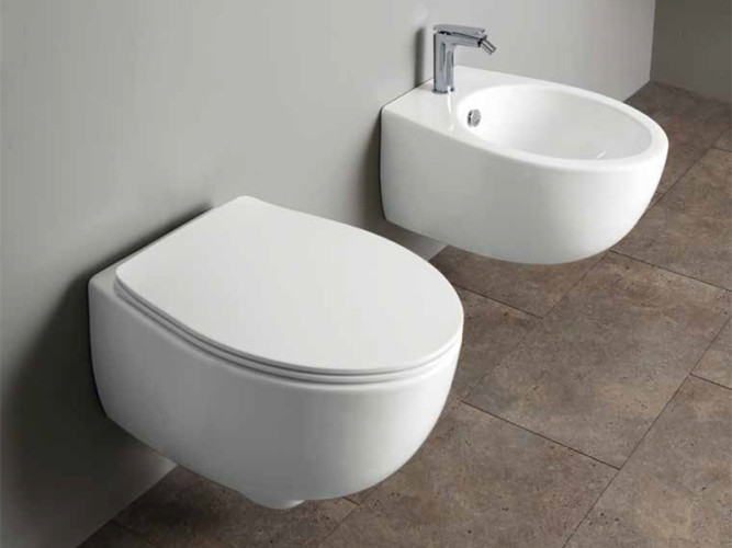 Унитаз подвесной безободковый SIMAS BORMIO BR18bi