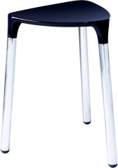 Gedу Yannis, стул, цвет хром - черный пластик