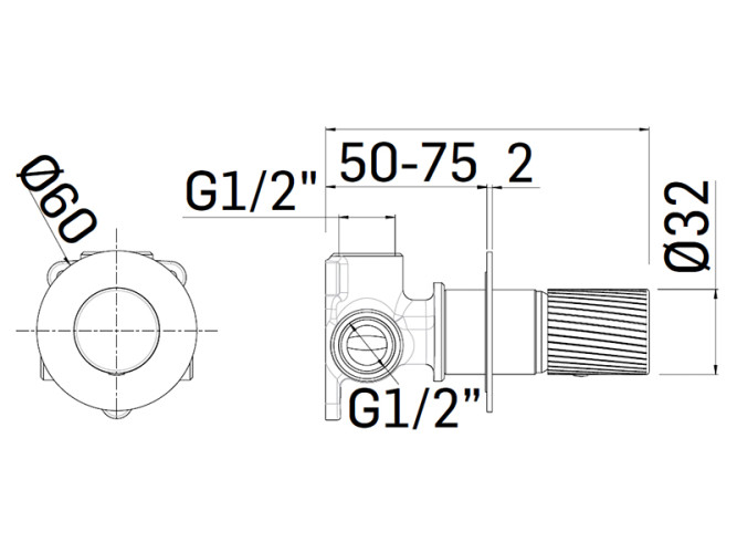 Cмеситель для душа MAMOLI TUTTODUNPEZZO 37300000002G