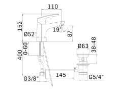 Cмеситель для раковины MAMOLI VIP+ 440200008051