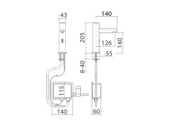 Cмеситель для раковины MAMOLI ELETTRONICI 4092M0000011